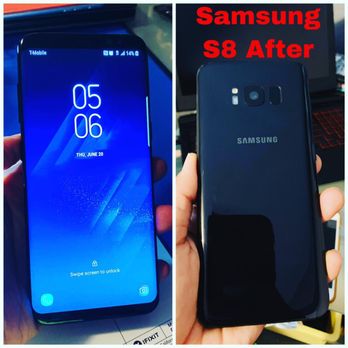 ChicTech Phone Repair - Samsung S8 Front and Back - Mobile Phone Repair Near Me - Houston, Texas