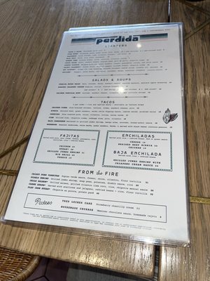 Menu photo 4 Perdida - Mexican Kitchen Denver, CO