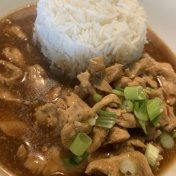 Teriyaki chicken and rice Teriyaki chicken and rice