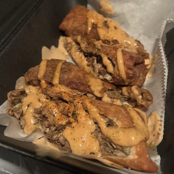 Ziggy’s Street Eats - Jerk chicken egg rolls - Chicken Wings Near Me - Portsmouth, Virginia Ziggy’s Street Eats - Jerk chicken egg rolls - Chicken Wings Near Me - Portsmouth, Virginia