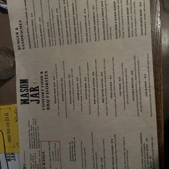 Mason Jar NYC - The Menu - Barbeque Near Me - New York, New York Mason Jar NYC - The Menu - Barbeque Near Me - New York, New York