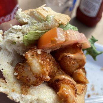 The Blue Crab - Shrimp po boy - Seafood Near Me - Bethany Beach, Delaware