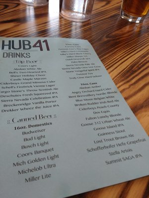 Menu photo 4 Hub 41 Detroit Lakes, MN