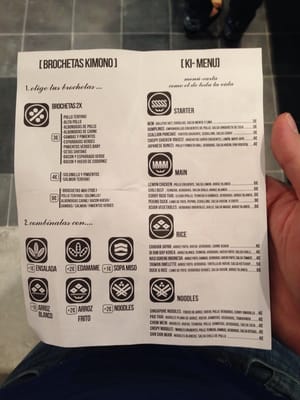Menu photo 3 Kimono Madrid, M