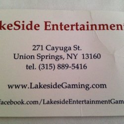 Lakeside Entertainment - Their Card