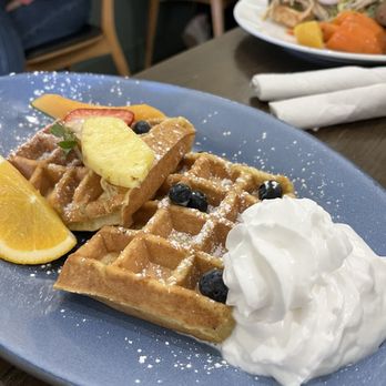 Breakfast Table - Gluten free waffles - Breakfast & Brunch Near Me - Vancouver, British Columbia