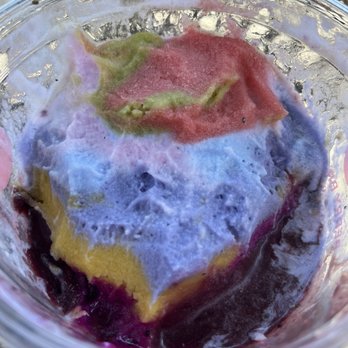 Berry Brand - I found all the flavors - From the bottom - açaí, pitaya, mango, ube, coconut dream, and the top taste like watermelon. - Acai Bowls Near Me - Tustin, California Berry Brand - I found all the flavors - From the bottom - açaí, pitaya, mango, ube, coconut dream, and the top taste like watermelon. - Acai Bowls Near Me - Tustin, California