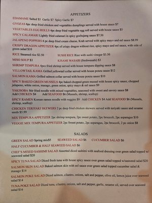 Menu photo 5 Dragon Sushi San Diego, CA