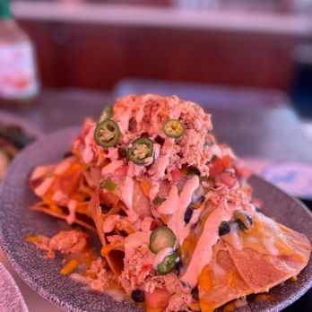 Lamplight Lounge - Lobster Nachos - New American Near Me - Anaheim, California