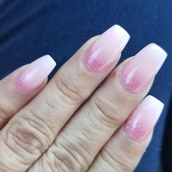 Vera Nail Spa - Ombre pink! AJ nail magician. - Nail Salons Near Me - Downey, California