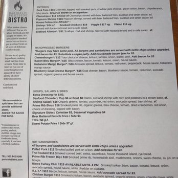 Garibaldi Portside Bistro - Menu - American Near Me - Garibaldi, Oregon Garibaldi Portside Bistro - Menu - American Near Me - Garibaldi, Oregon