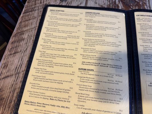 Menu photo 1 Paddy Murphy's Irish Pub Bangor, ME Menu photo 1 Paddy Murphy's Irish Pub Bangor, ME
