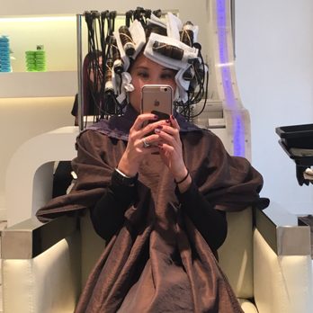 HeadQuarter Salon - Plugged in for a digital perm! - Hair Salons Near Me - Chicago, Illinois HeadQuarter Salon - Plugged in for a digital perm! - Hair Salons Near Me - Chicago, Illinois