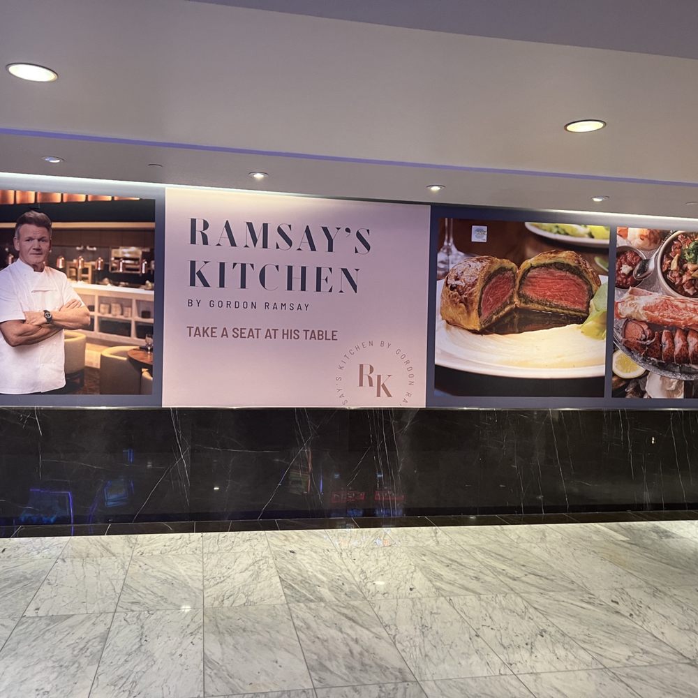 Ramsay's Kitchen - the front sign - i'm looking forward to the tasting menu! - New American Near Me - Las Vegas, Nevada Ramsay's Kitchen - the front sign - i'm looking forward to the tasting menu! - New American Near Me - Las Vegas, Nevada