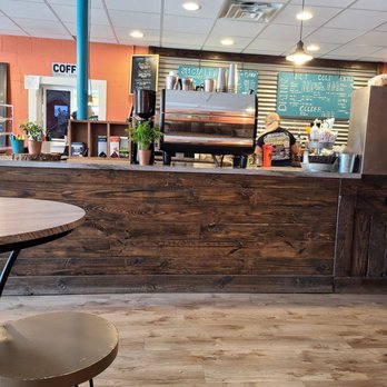Buck N Brew Coffee - a view of the coffee bar - Coffee & Tea Near Me - Campobello, South Carolina