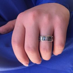 Rupert's Auto Body & Fender - Sterling silver Class of 2025 Grad Ring Resized