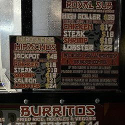 The Royal Hibachi - Menu