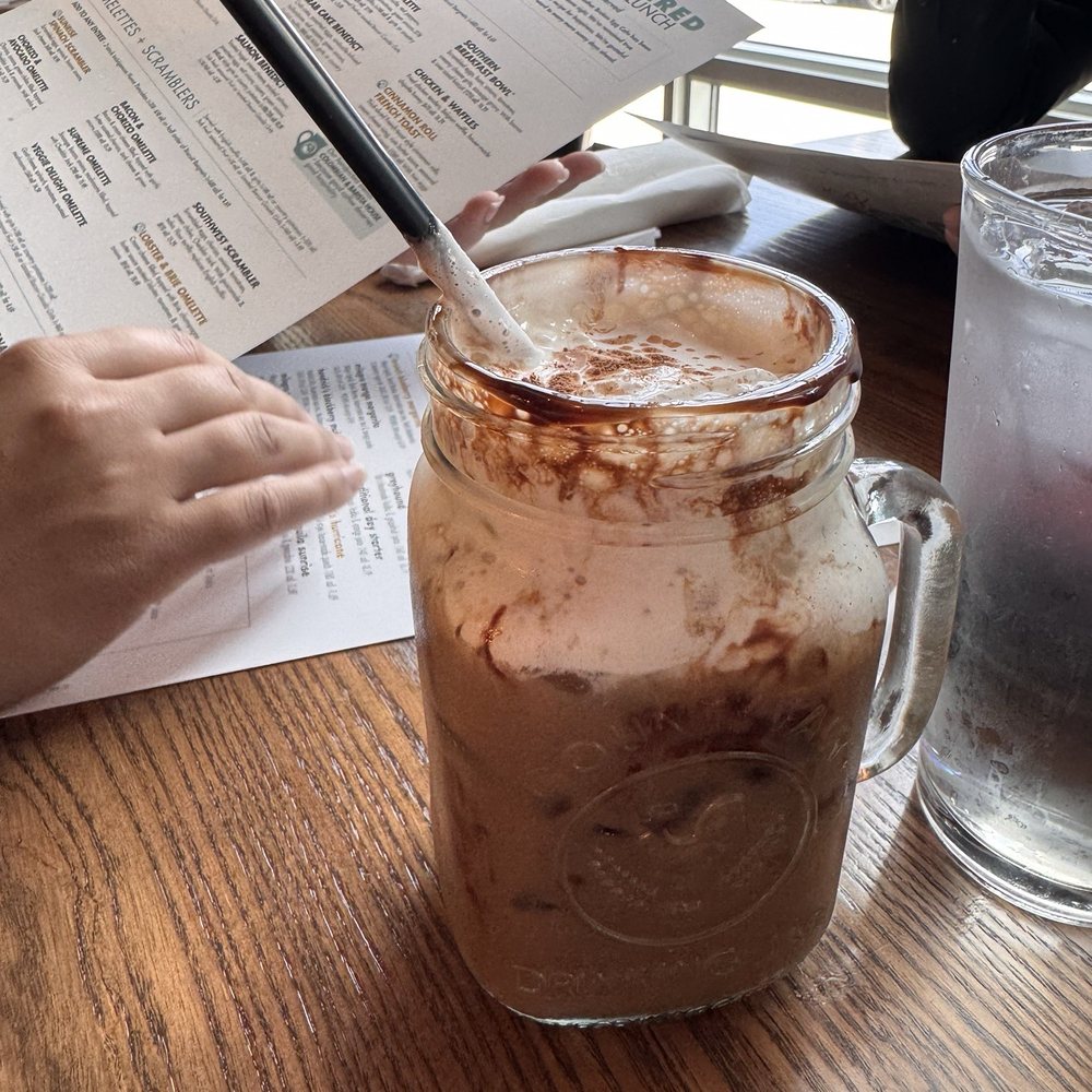 Another Broken Egg Cafe - Mocha iced coffee - Breakfast & Brunch Near Me - West Melbourne, Florida Another Broken Egg Cafe - Mocha iced coffee - Breakfast & Brunch Near Me - West Melbourne, Florida