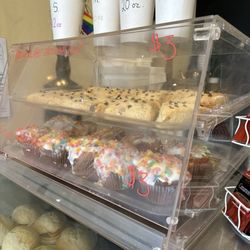 Amy & Co. Cafe - Chocolate Chip Peanut Butter Scones and Fruity Pebble Muffins