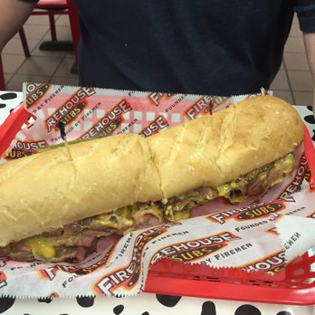 Firehouse Subs - Large smokehouse beef and cheddar brisket sub - Sandwiches Near Me - Louisville, Kentucky Firehouse Subs - Large smokehouse beef and cheddar brisket sub - Sandwiches Near Me - Louisville, Kentucky