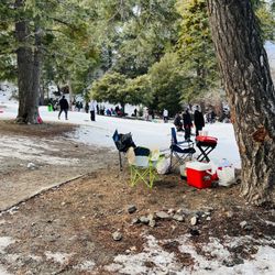 Apple Tree Campground - Set up areas