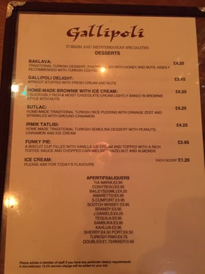 Menu photo 1 Gallipoli Bistro & Cafe London, XGL