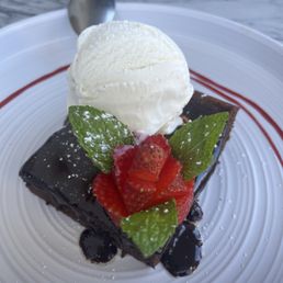 Omg chocolate cake and ice cream