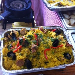 Paella de Rotisería Los Ciervos, Providencia, Santiago.
