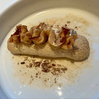 Serenade - Straight looking but tasty "eclair-like" desert. Highlighting pecans and praline - Breakfast & Brunch Near Me - Austin, Texas