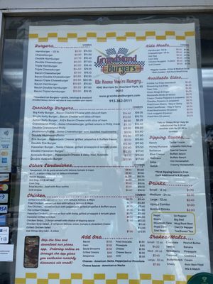 Menu photo 2 Grandstand Burgers Shawnee, KS