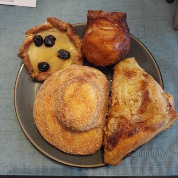 Amaranth Bakery & Cafe - Galette, kouign-amann, apple turnover, and morning bun (clockwise from upper left) - Bakeries Near Me - Milwaukee, Wisconsin