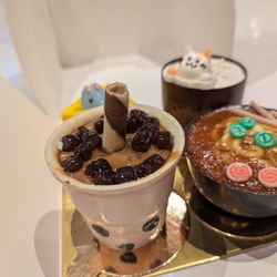 Daan Go Cake Lab - (clockwise) Ramen bowl $9, bobalicious $9, cheese cake fromage $9, tira-meow-su $9