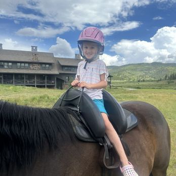 Devil's Thumb Ranch - Daughter enjoying horseback ride - Resorts Near Me - Tabernash, Colorado Devil's Thumb Ranch - Daughter enjoying horseback ride - Resorts Near Me - Tabernash, Colorado