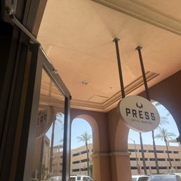 Exterior outside entrance of Press Coffee - Waterfront - Scottsdale, Arizona Exterior outside entrance of Press Coffee - Waterfront - Scottsdale, Arizona