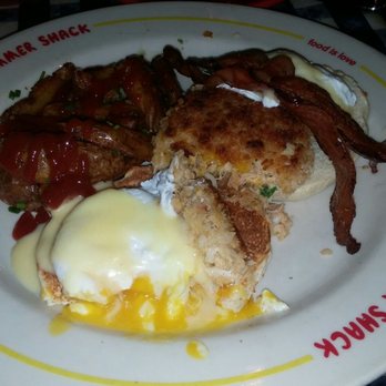 Summer Shack - Boston - Crab Cake Benedict - Seafood Near Me - Boston, Massachusetts Summer Shack - Boston - Crab Cake Benedict - Seafood Near Me - Boston, Massachusetts