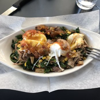 Egg - Carnitas hash thingy... yum!! - Breakfast & Brunch Near Me - Saint Louis, Missouri