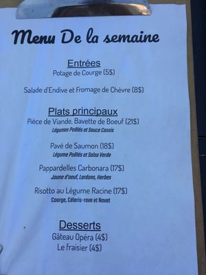 Menu photo 2 Tony & Charlo Baie-Saint-Paul, QC