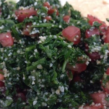 Mirage Restaurant - Tabouli salad ( chopped tomatoes and parsley , cracked wheat and lemon juice . Heaven sent !!!! - Middle Eastern Near Me - Clearwater, Florida