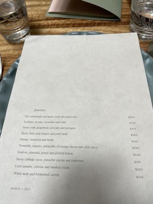 Menu photo 7 Rosetta Ciudad de México, DIF