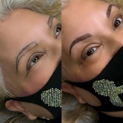 Mapping (before) and after Powder Brows!