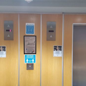Aqua Via Apartments - Notice the right elevator is not working. It has been like this for almost a full year. Management refuses to fix it - Apartments Near Me - Oakland, California