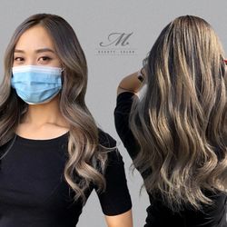 M Beauty Salon - Hair by Monica balayage & cut text me for appointment follow me on Instagram @monica_m_beauty_salon(510)299-1538