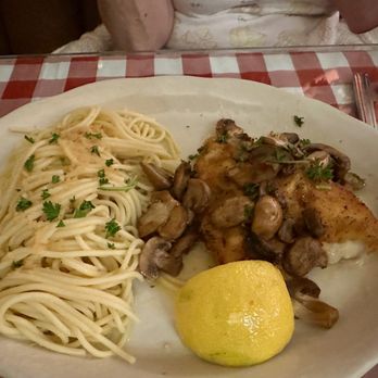 Scarantino's Italian Inn - Chicken Voldostano, stuffed with ham and Provolone, sauteed in butter, mushrooms and lemon. - Italian Near Me - Glendale, California