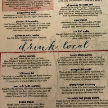 Three's Bar & Grill - Asian Fusion Near Me - Kihei, Hawaii