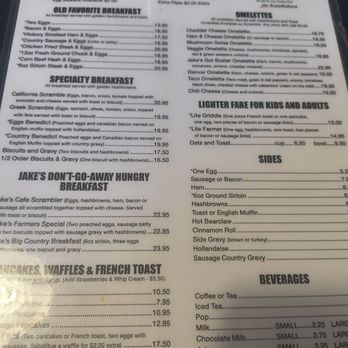 Jake's Cafe On Second Street - Breakfast & Brunch Near Me - Snohomish, Washington
