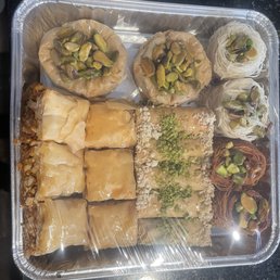 Freshly baked Baklava Assorted Tray Freshly baked Baklava Assorted Tray