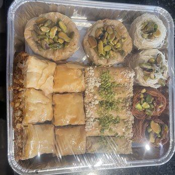 Golden Restaurant & Bakery - Freshly baked Baklava Assorted Tray - Mediterranean Near Me - Tempe, Arizona Golden Restaurant & Bakery - Freshly baked Baklava Assorted Tray - Mediterranean Near Me - Tempe, Arizona