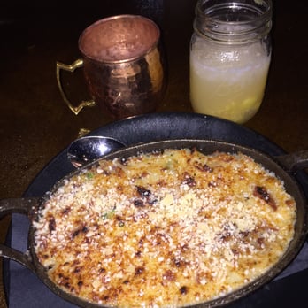 Mash'D - Shepard's pie. Drink is the pineapple bomb and their spin on a Mule. - New American Near Me - San Antonio, Texas