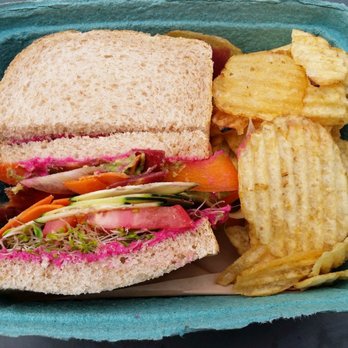 The Little Kitchen - Rainbow veggie sandwich, colorful and delicious! - Food Trucks Near Me