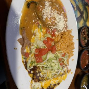 Mazatlan Grill - 2 item combo chili reano enchilada - Mexican Near Me - Redding, California